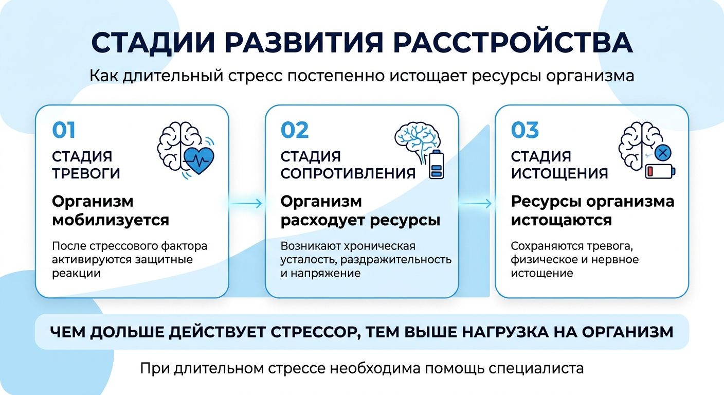 Лечение стресса в Котельниче инфографика